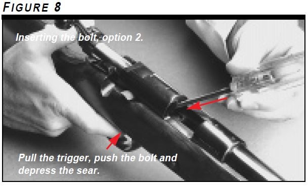 Model 52B Inserting the Bolt Option 2 Figure 8