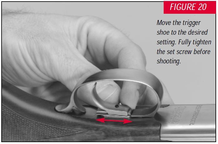 Supreme Shotgun Trigger Shoe Adjustment Figure 20