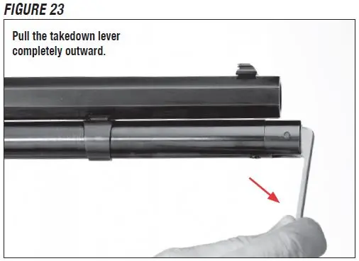 Model 1886 Takedown Rifle Pulling Lever Figure 23