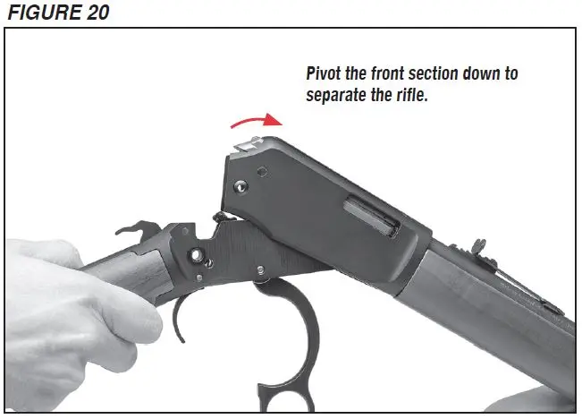 Ranger Rifle Receiver Pivot Disassembly Figure 20