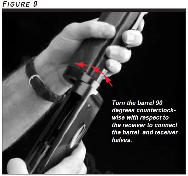 Model 1886 Takedown Fully Reassembling the Halves Figure 9