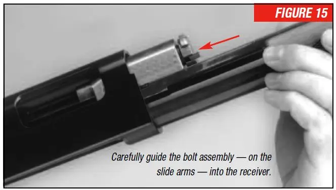 Model 1300 Reinserting the Bolt Assembly Figure 14