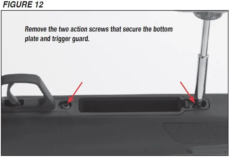 XPR Rifle Trigger Assembly Removal Figure 12