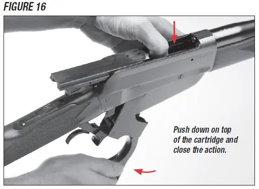 Model 1895 Rifle Closing the Action Figure 16