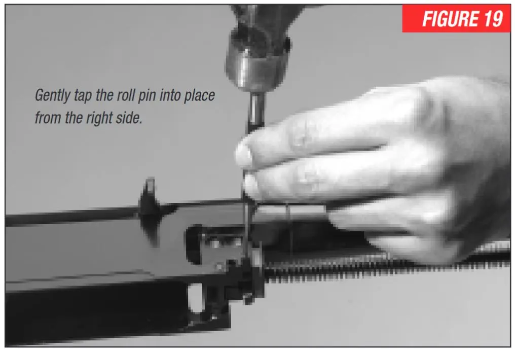 SXR Setting Roll Pin in Place Figure 19