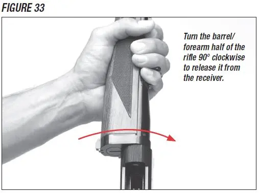 Model 1895 Takedown Rifle Reassembly Figure 33