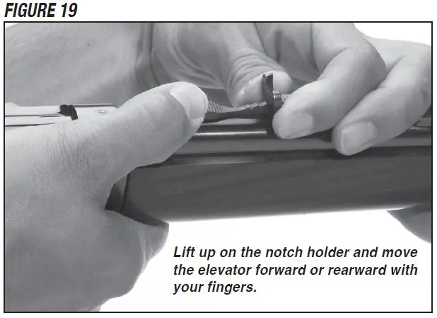 Model 1892 Rifle Sight Elevation Adjustment Figure 19