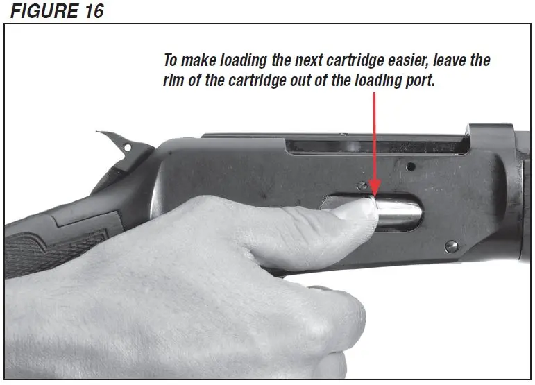 Model 94 Rifle Loading a Cartridge Figure 16