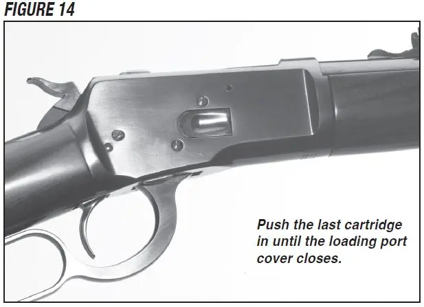 Model 1892 Rifle Finishing Loading a Cartridge Figure 14