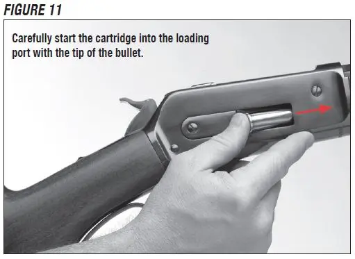 Model 1886 Rifle Loading a Cartridge Figure 11