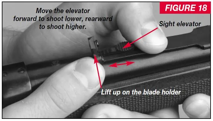 9410 Shotgun Sight Elevation Adjustment Figure 18