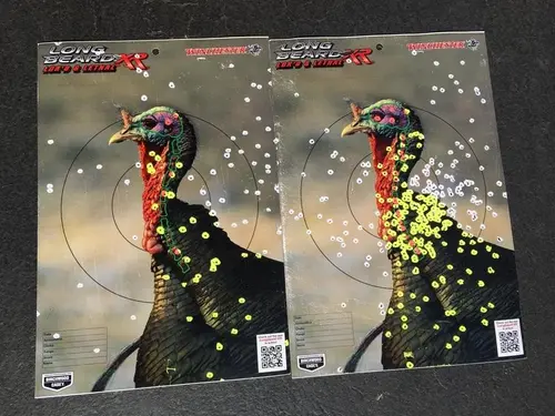 Winchester turkey pattern long beard targets