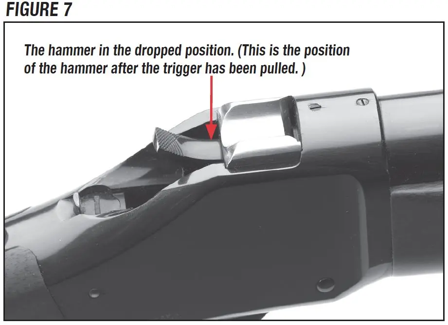 Model 1885 Rifle Hammer Dropped Position Figure 7