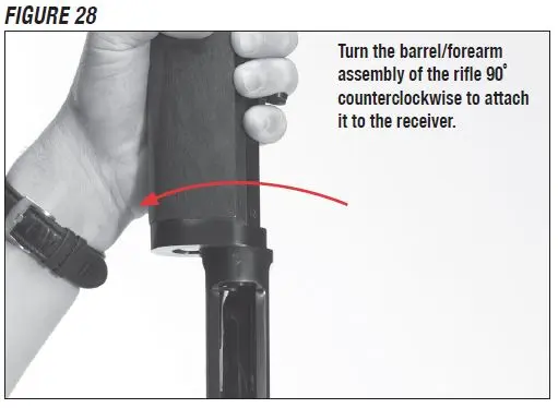 Model 1886 Takedown Rifle Assembly Figure 28