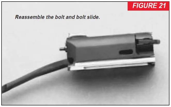 Super X2 Reassemble the Bolt and Bolt Slide Figure 21