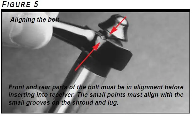 Model 52B Aligning the Bolt Figure 5