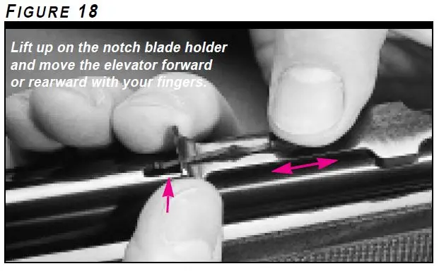 Model 63 Sight Elevation Adjustment Figure 18