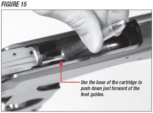 Model 1895 Rifle Loading Additional Cartridges Figure 15