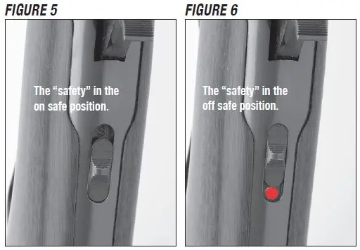 Model 1886 Rifle Safety Figure 5 and 6