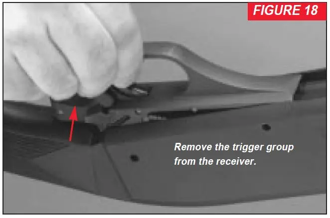 Super X2 Removing the Trigger Group Figure 18