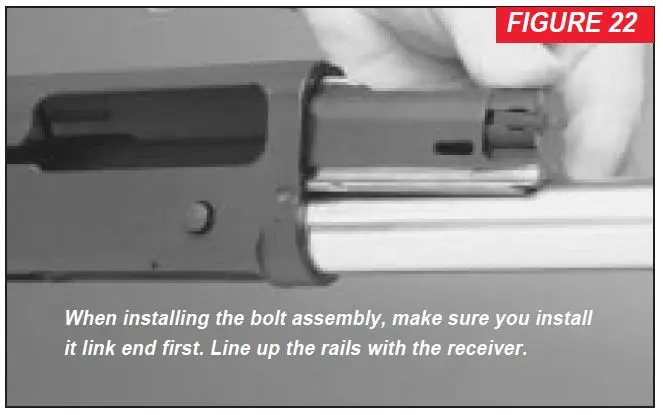 Super X2 Installing the Bolt Assembly Figure 22