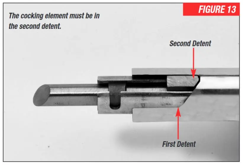 Cocking-Detent Alignment Figure 13