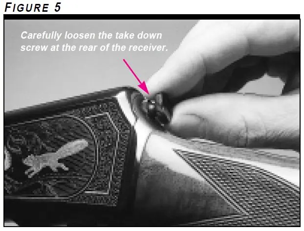 Model 63 Take Down Screw Figure 5