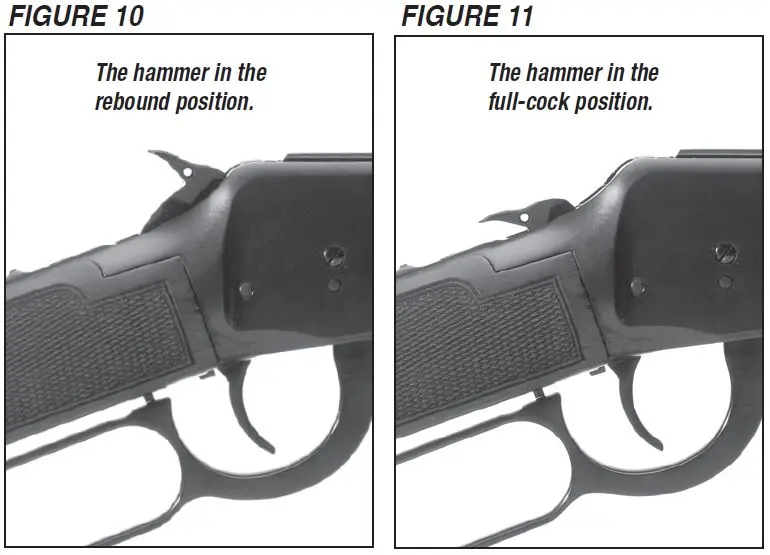 Model 94 Rifle Hammer Positions Figure 10 and 11