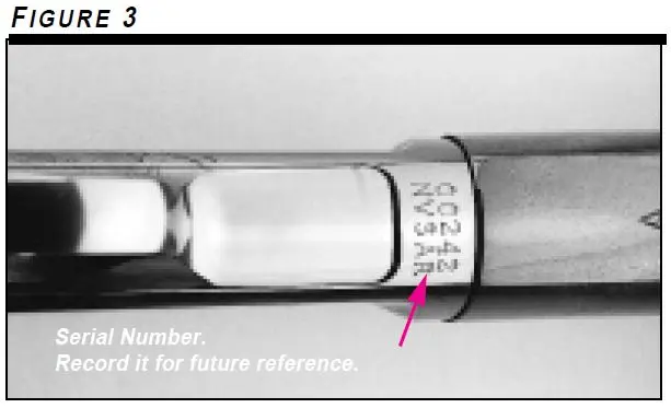 Model 63 Serial Number Location Figure 3