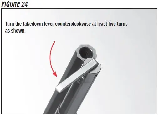 Model 1886 Takedown Rifle Turning the Lever Figure 24