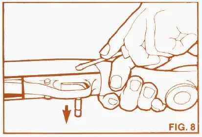 Model 1400 Trigger Guard Pin Figure 8