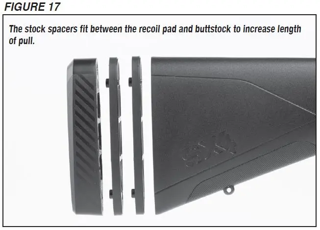 SX4 Shotgun Stock Spacers Figure 17