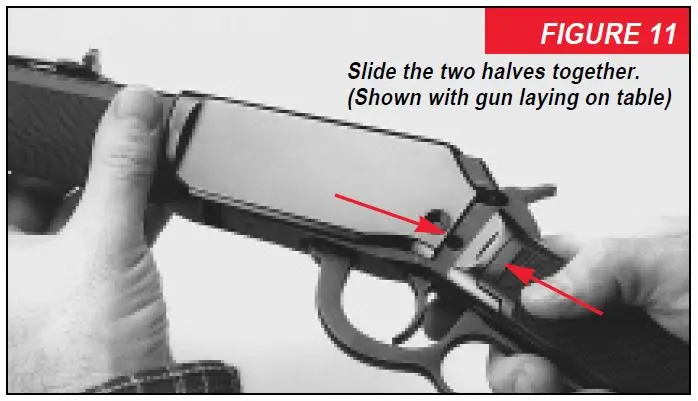 Model 94 Rifle Assembling the Halves Figure 11