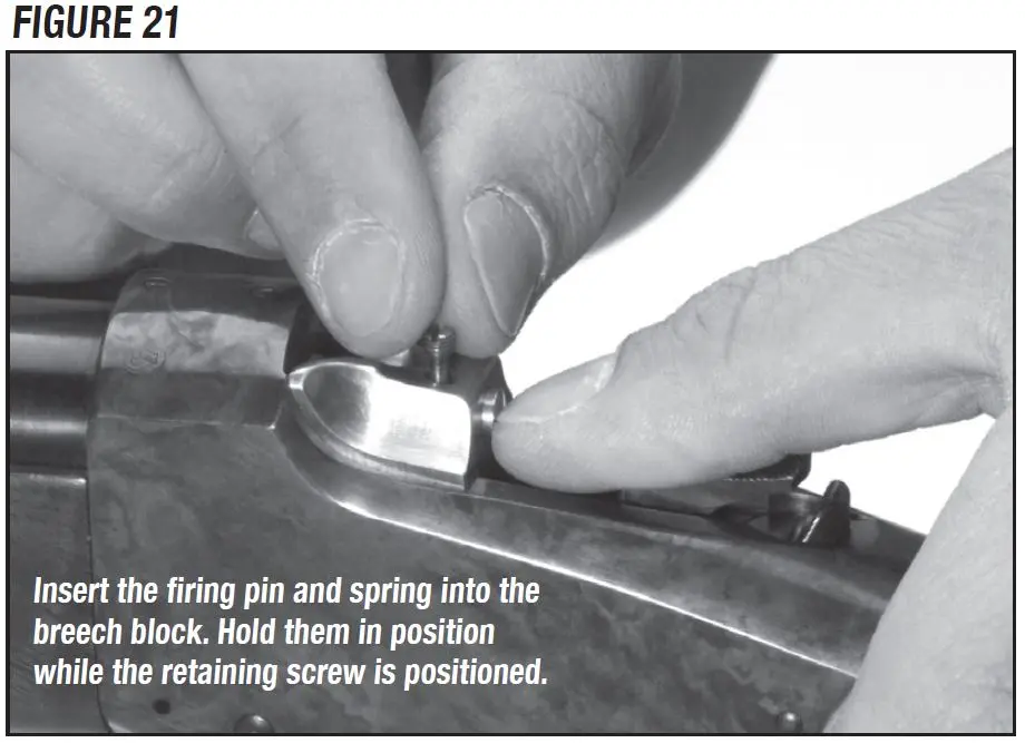 Model 1885 Rifle Breech Block and Retaining Pin Figure 21