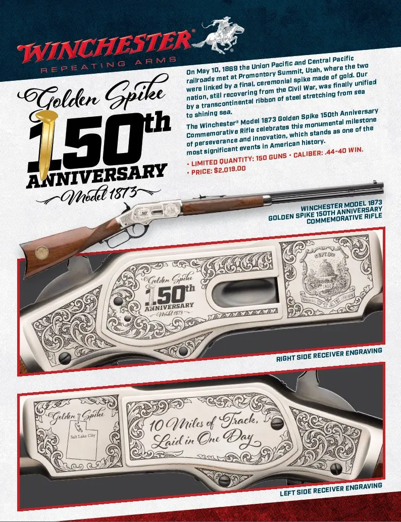 Golden Spike Model 1873 Details