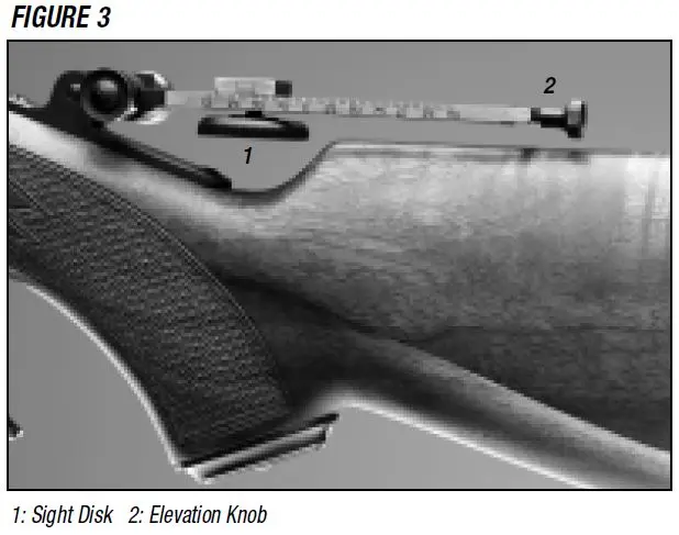 Model 1885 Creedmoor Vernier Rear Sight Collapsed Figure 3