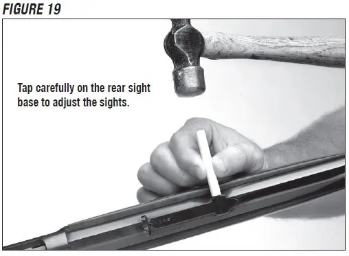 Model 1886 Rifle Sight Windage Adjustment Figure 19