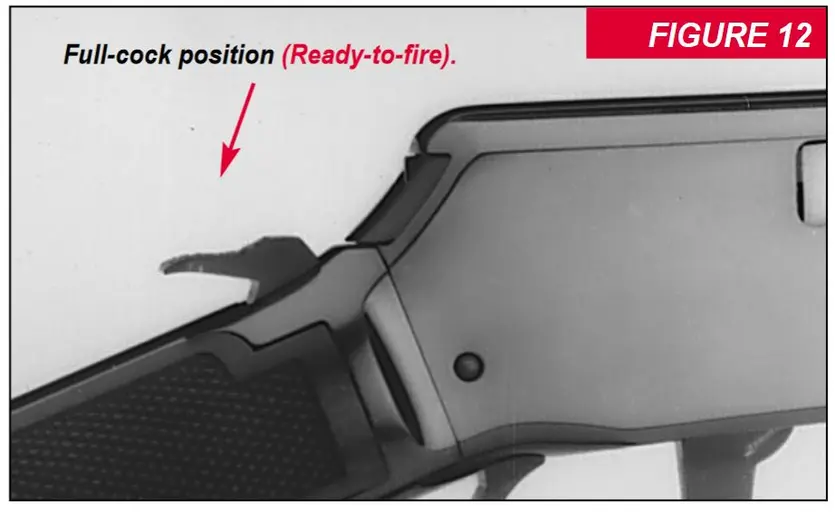 9422 and 9417 Full cock position Figure 12