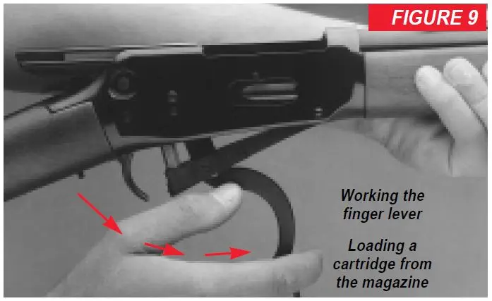 Model 94 Rifle Working the Lever Figure 9