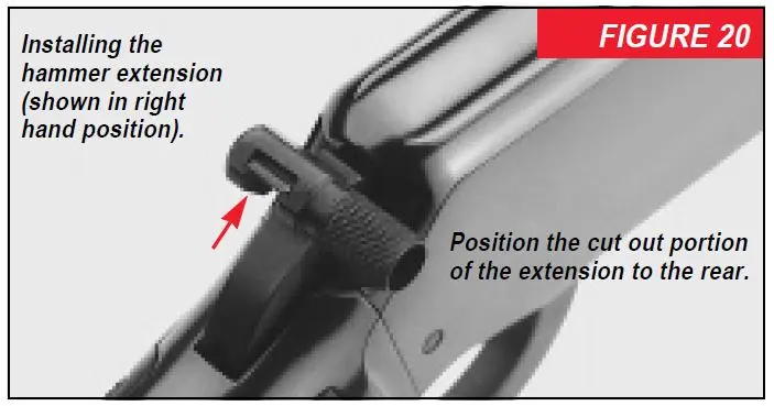 Model 94 Rifle Hammer Extension Figure 20