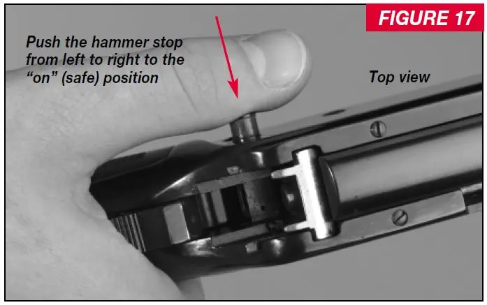 9410 Shotgun Pushing the Safety On Figure 17