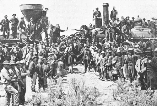 Golden Spike ceremony, Promontory, Utah