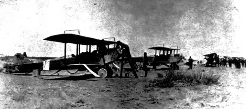 1st Aero Squadron Preparing for Takeoff