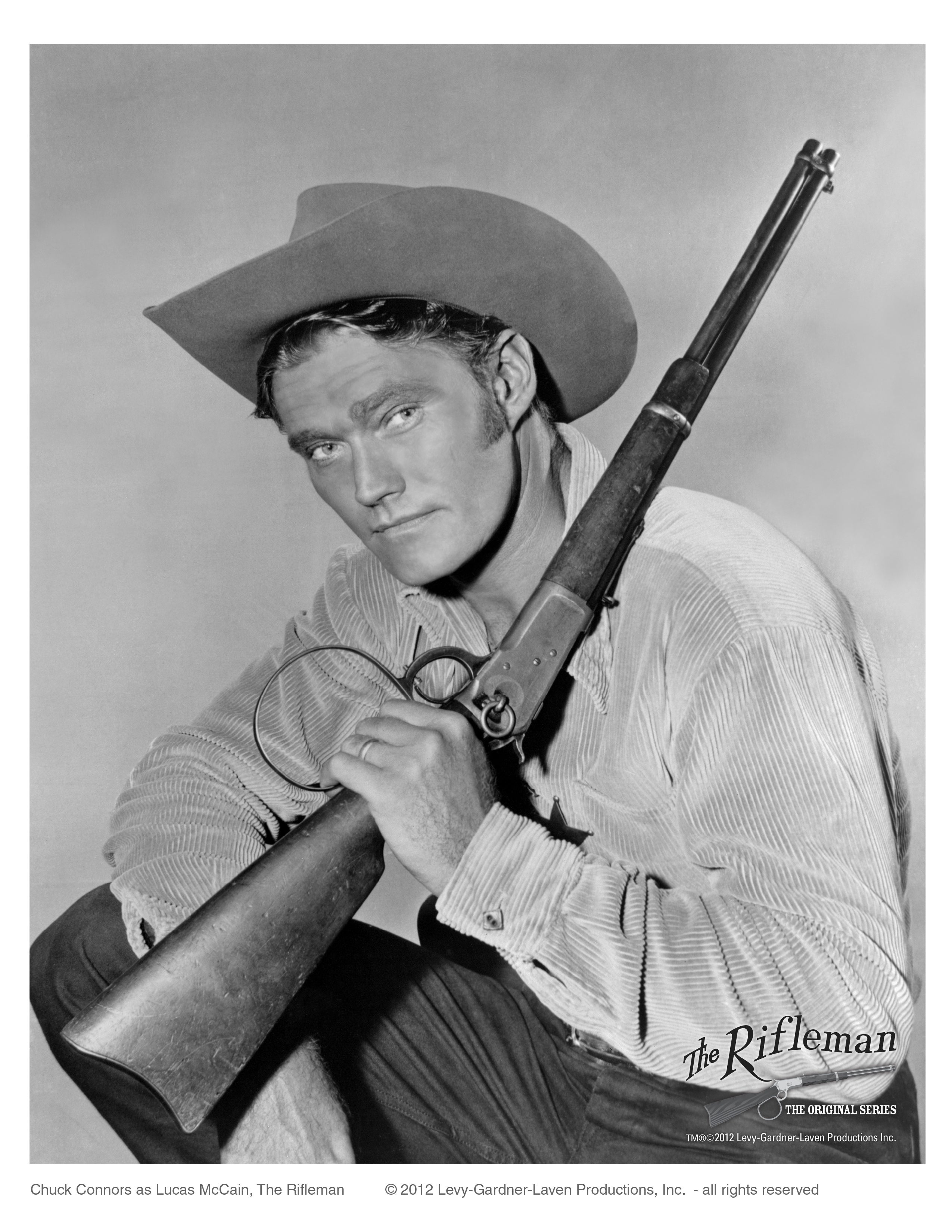 chuck connors trick shooting with rifles