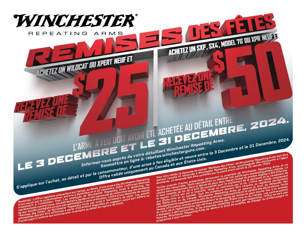 Winchester Holiday Rebates - French