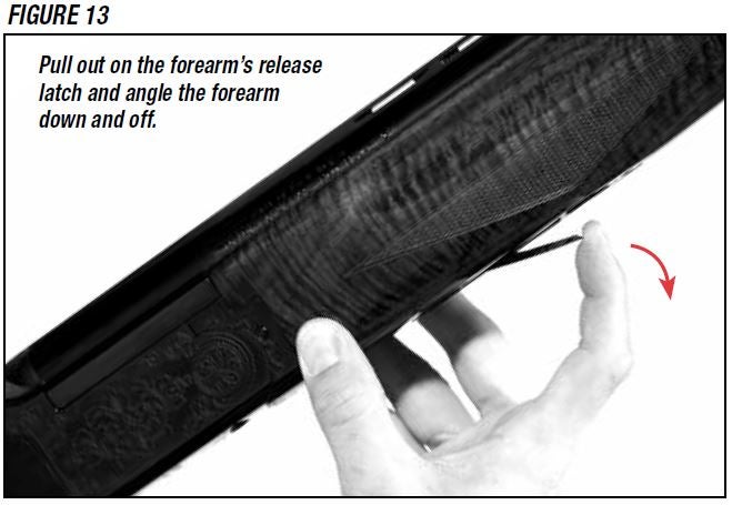Model 101 Shotgun Forearm Latch Figure 13