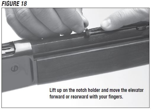 Model 1886 Rifle Sight Elevation Adjustment Figure 18