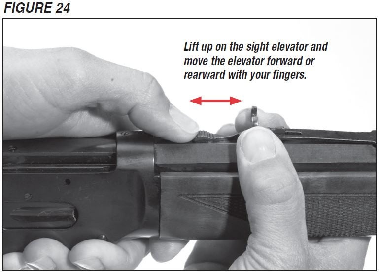 Model 94 Rifle Sight Elevation Adjustment Figure 24