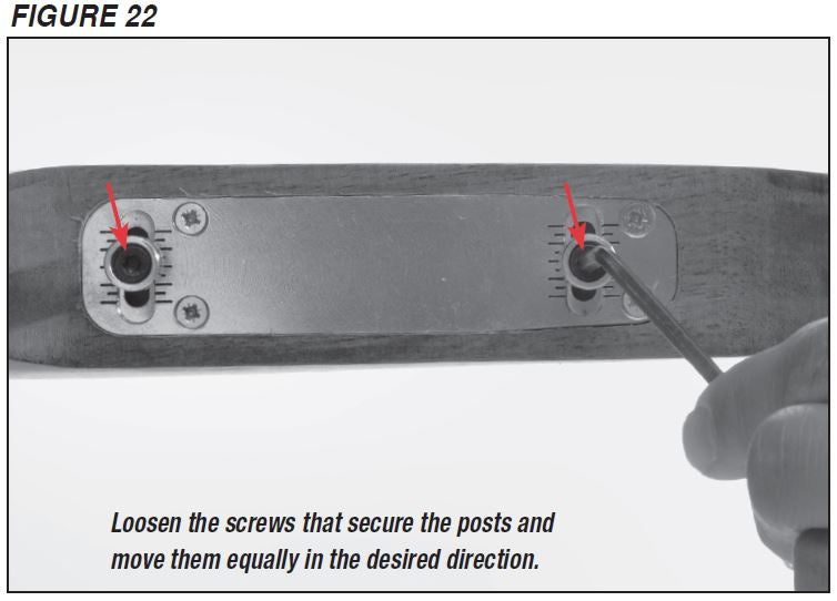 SX3 Shotgun Comb Adjustment Stud Screws Figure 22